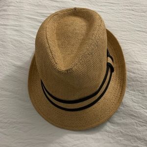 Tan/Black Women's Fedora